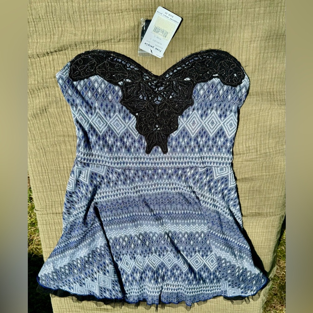 NWT Free People Beaded Tunic